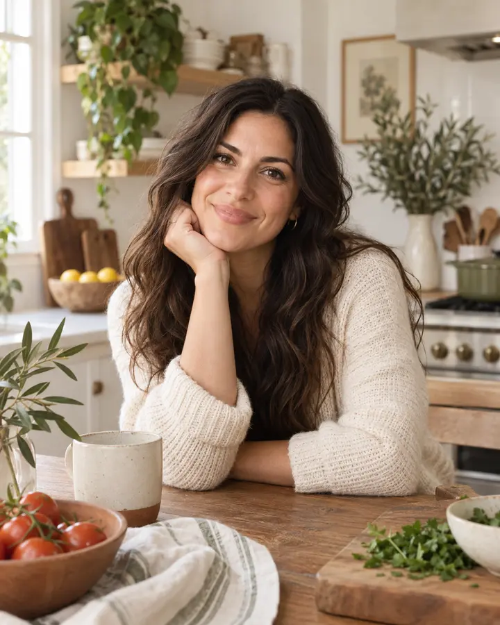 Tifa in her kitchen
